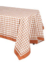 Toalha de mesa em tecido vichy auburn Cottage Living 140 x 240 cm