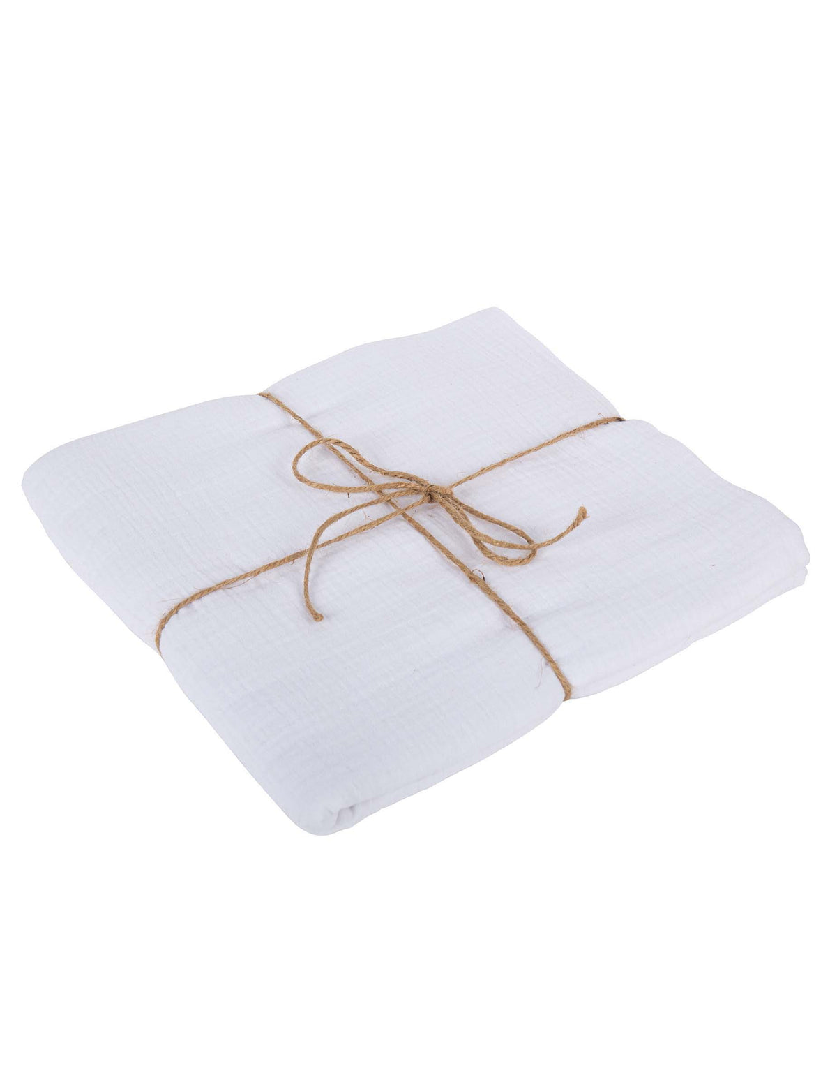 Nappe gaze de coton blanche chic et douce