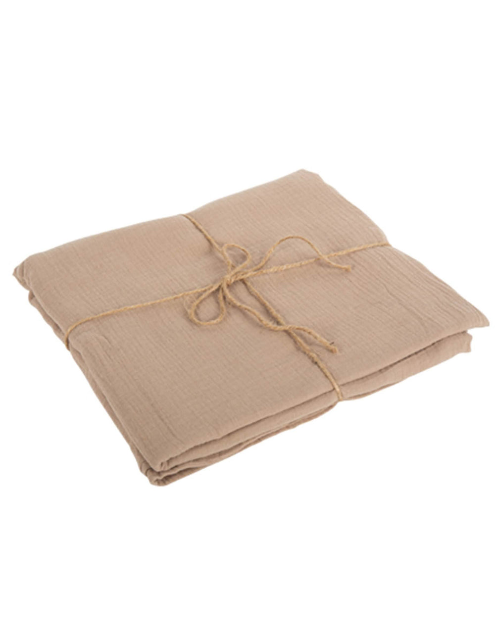 Toalha de mesa em gaze de algodão estilo boémio para decoração taupe