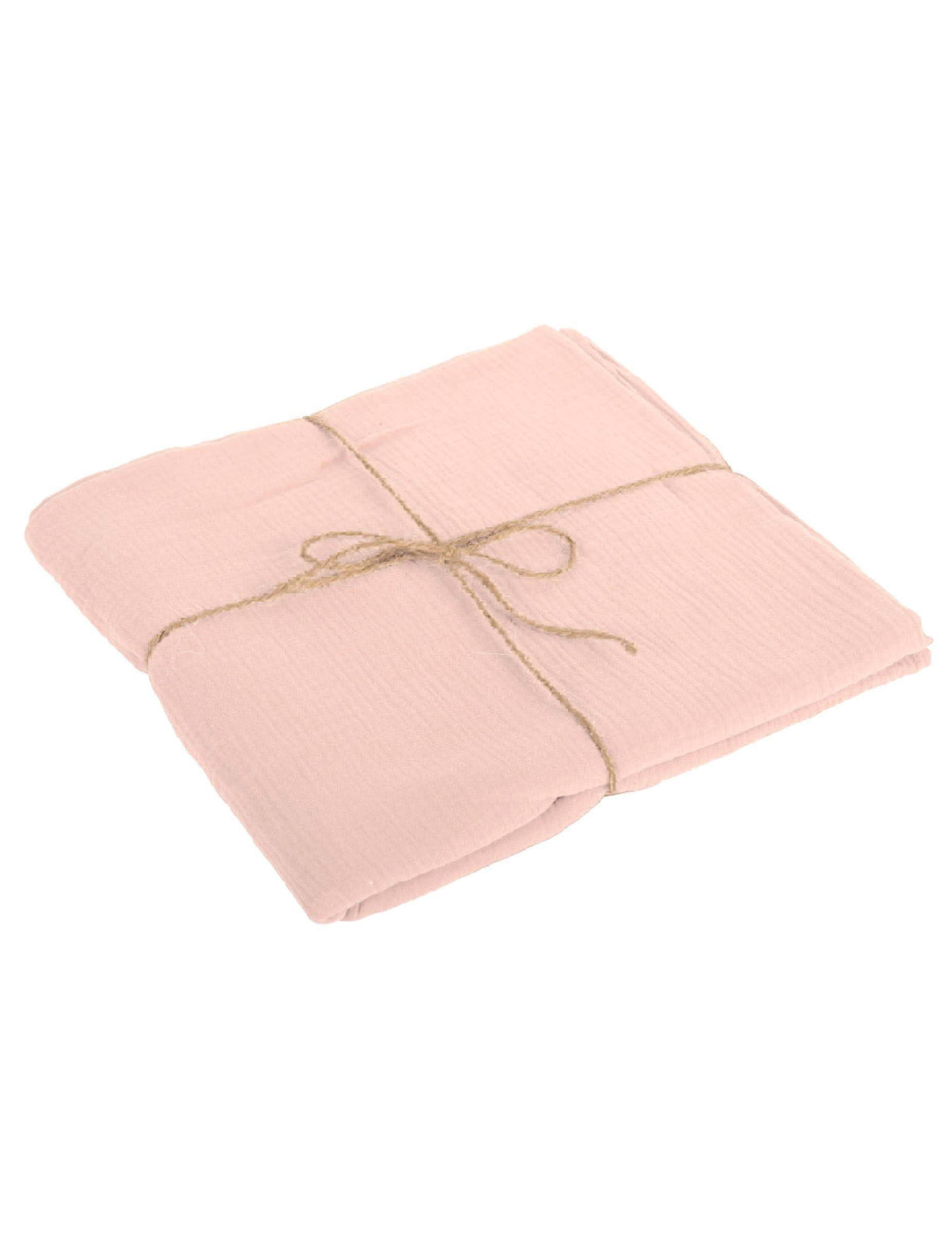 Toalha de mesa em gaze de algodão boémia cor de rosa antigo