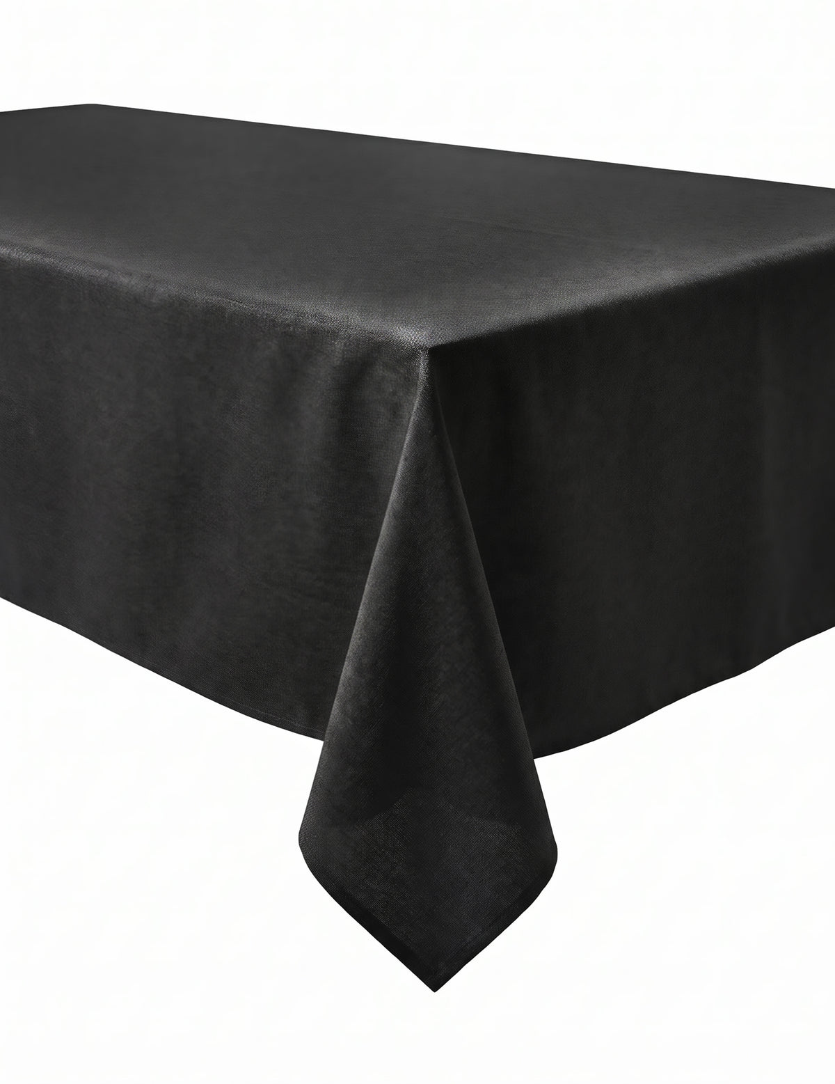 Toalha de mesa em TNT preta 150 x 300 cm