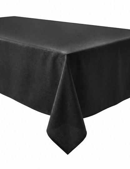 Toalha de mesa em TNT preta 150 x 300 cm