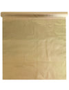 Toalha de mesa metálica dourada 120 cm x 20 m