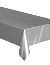 Nappe rectangulaire en plastique argent