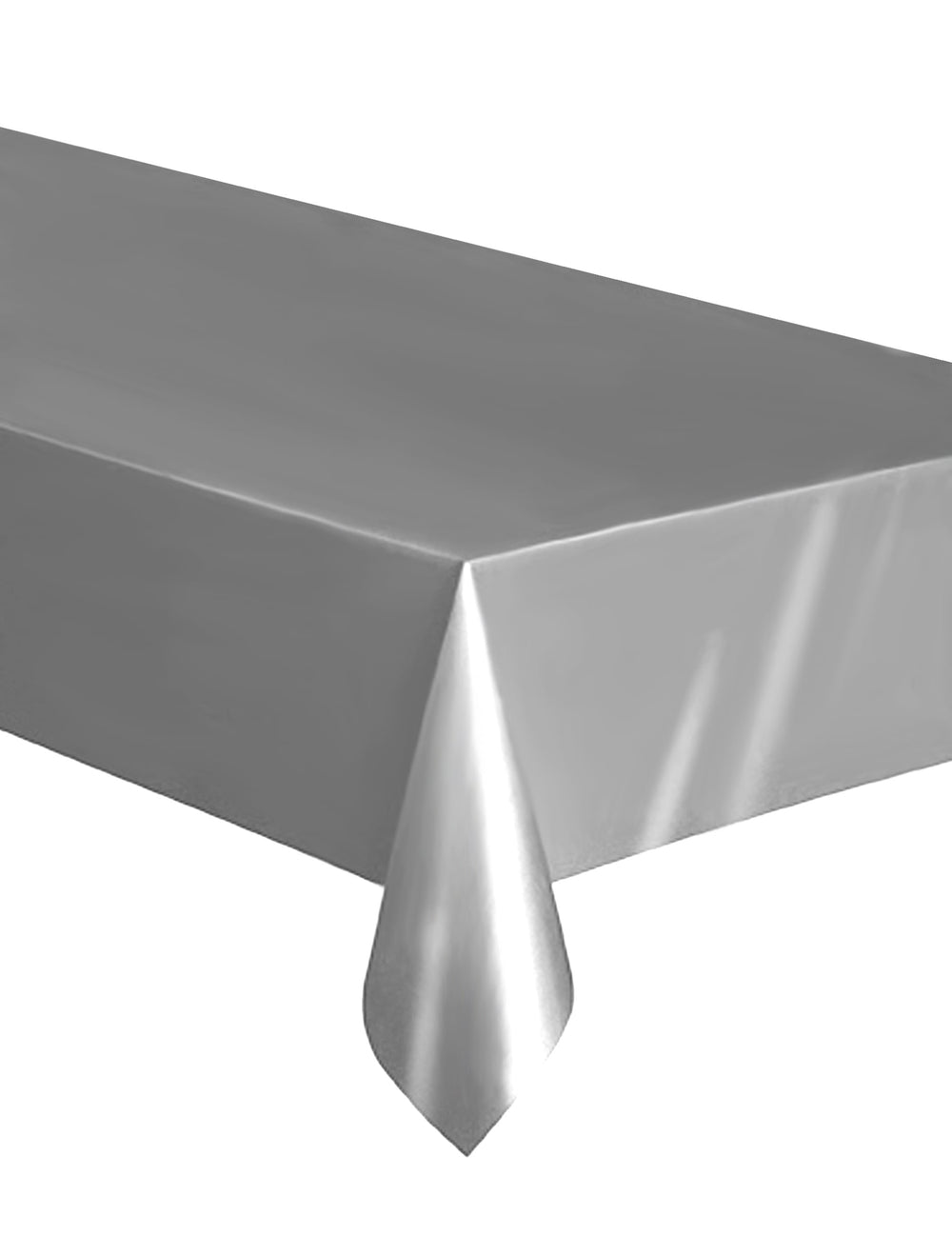Nappe rectangulaire en plastique argent