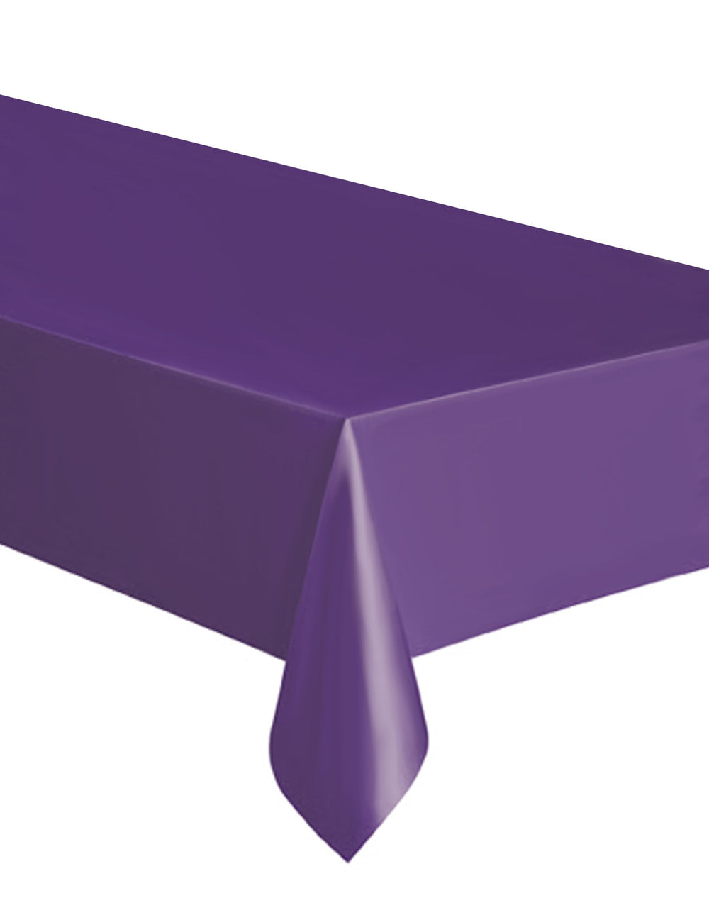 Nappe rectangulaire violette en plastique