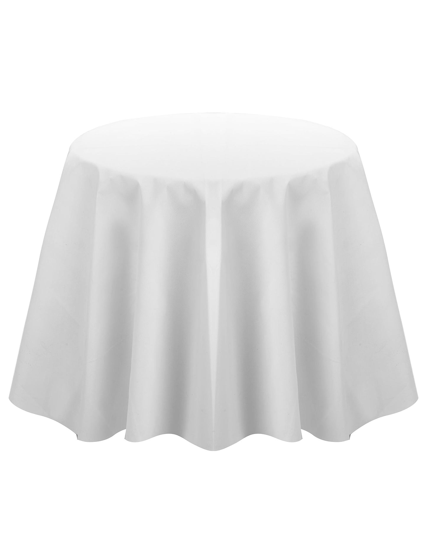 Mise en situation de la nappe ronde en intissé mariage et baptême