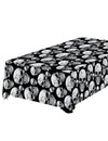 Nappe tête de mort noir et blanc