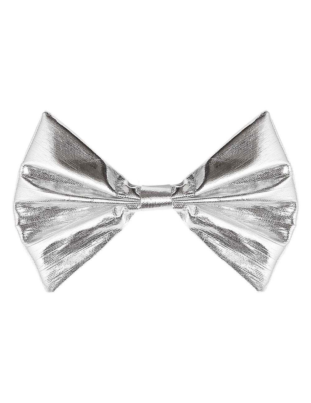 Grande plano da textura dos laços papillon prateado para adulto