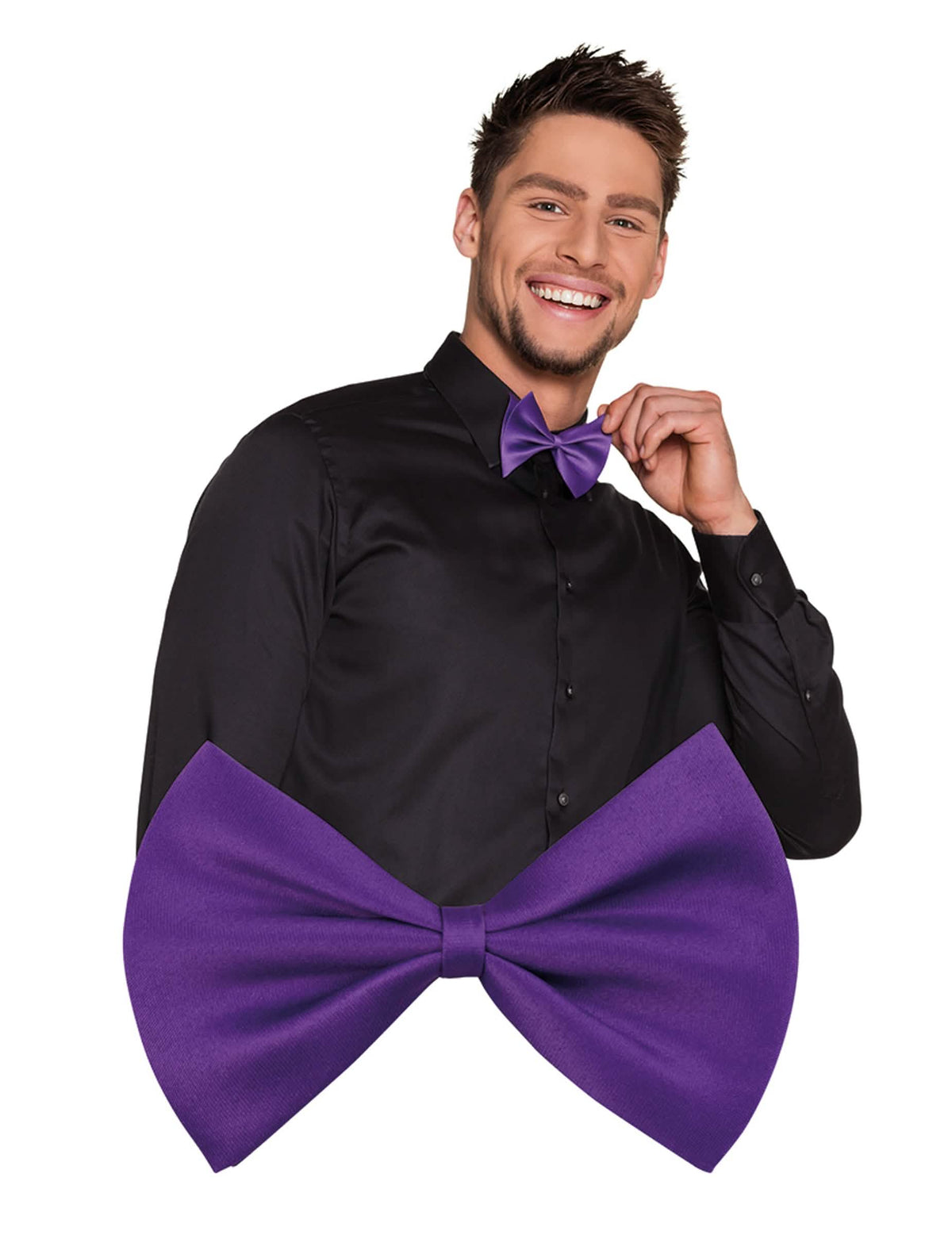 laços papillon para adulto roxo
