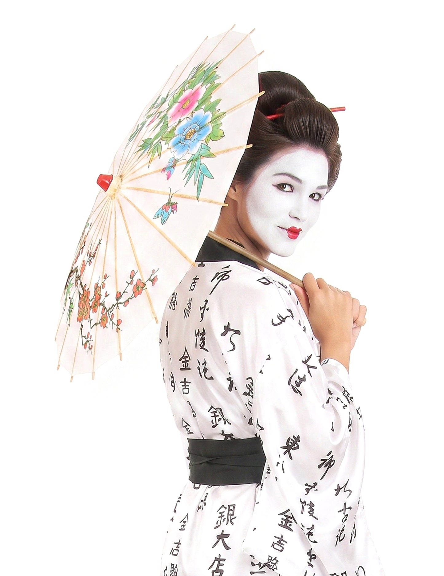 Sombrinha Chinesa branca