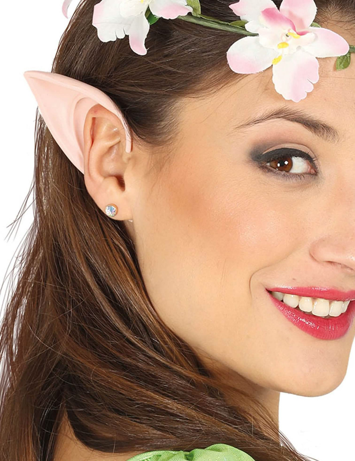 orelhas de elfo para mulher cor de pele