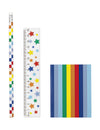Conjunto de 18 acessórios de papelaria Arco-íris