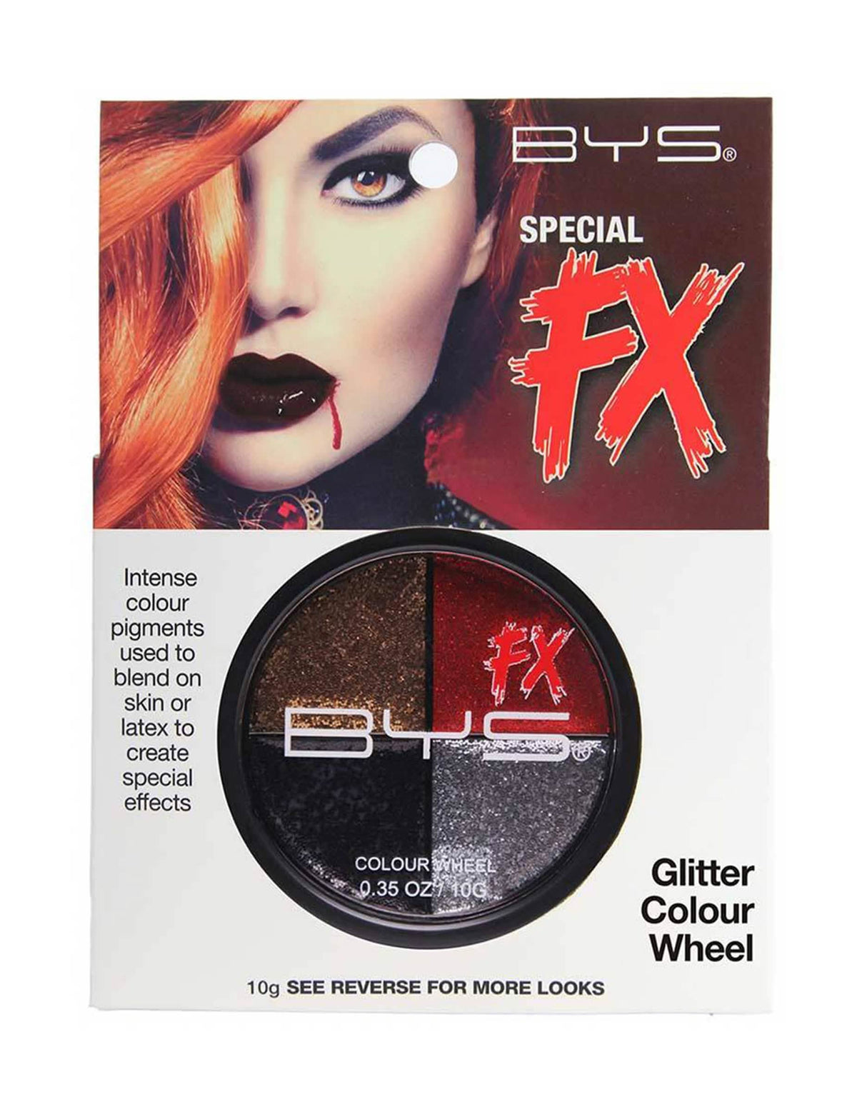Paleta de 4 sombras de glitter 10 g