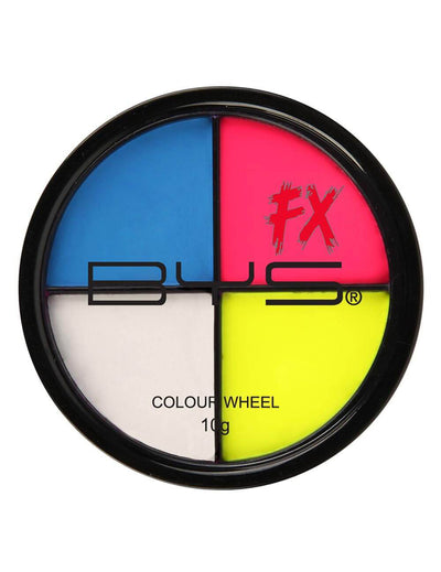Paleta de maquilhagem 4 cores néon 10 g