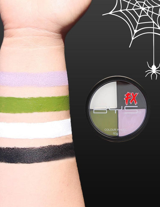 Paleta de maquilhagem 4 cores Halloween zombie 10 g