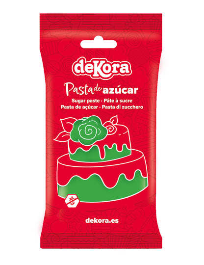 Pasta de Açúcar Verde Sem Glúten 250 g Pronta a Usar