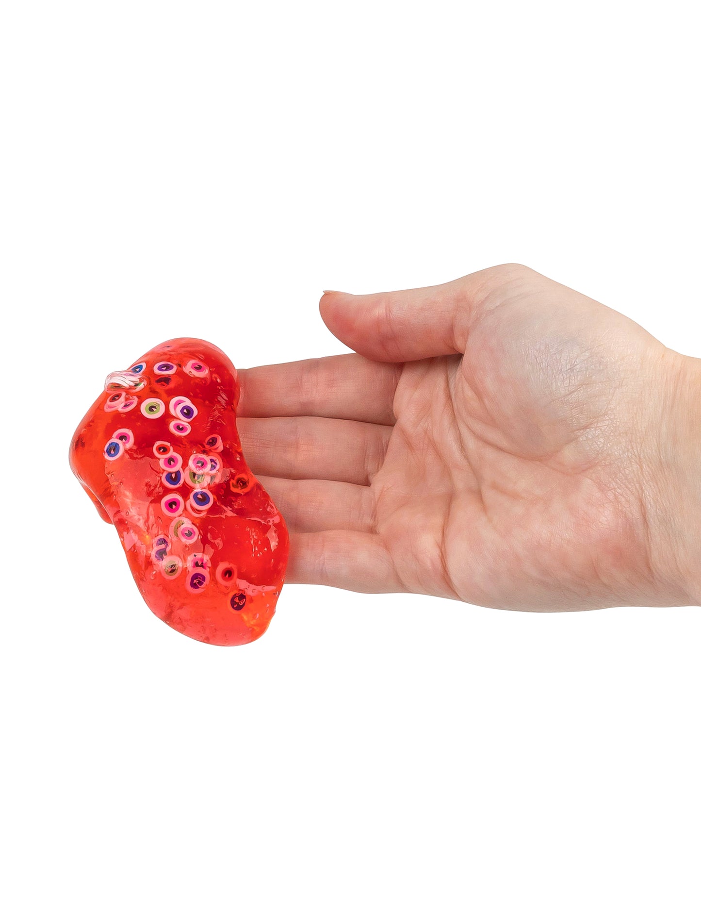 Massa e slime com globo ocular e mini olhos Scrunchems