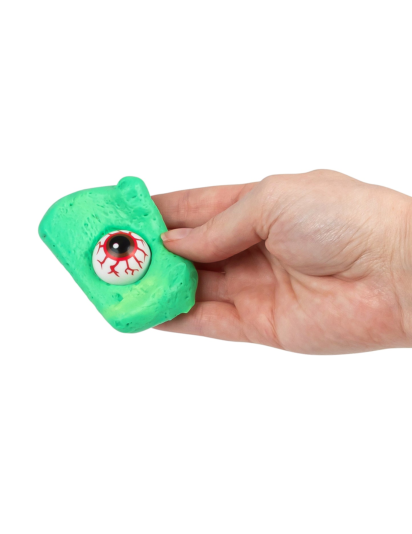Massa e slime com globo ocular e mini olhos Scrunchems