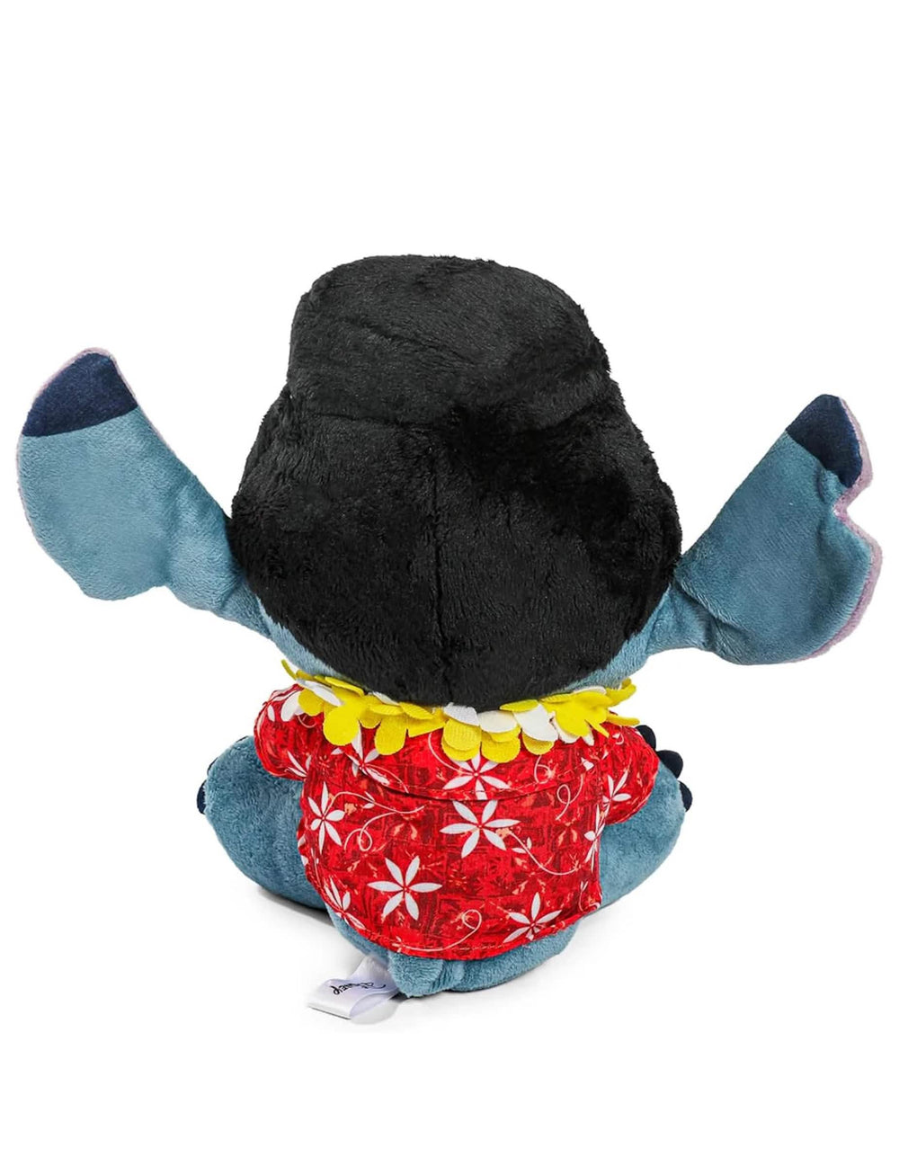 Vue de dos de la peluche Stitch hawaïen