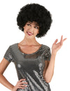 Perruque afro pour adulte noire confort