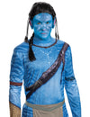 Perruque Avatar Jake Sully pour homme noire avec tresses