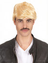 Perruque courte pour homme blonde