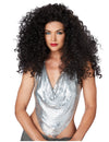 Perruque diva disco pour femme noire volumineuse et frisée