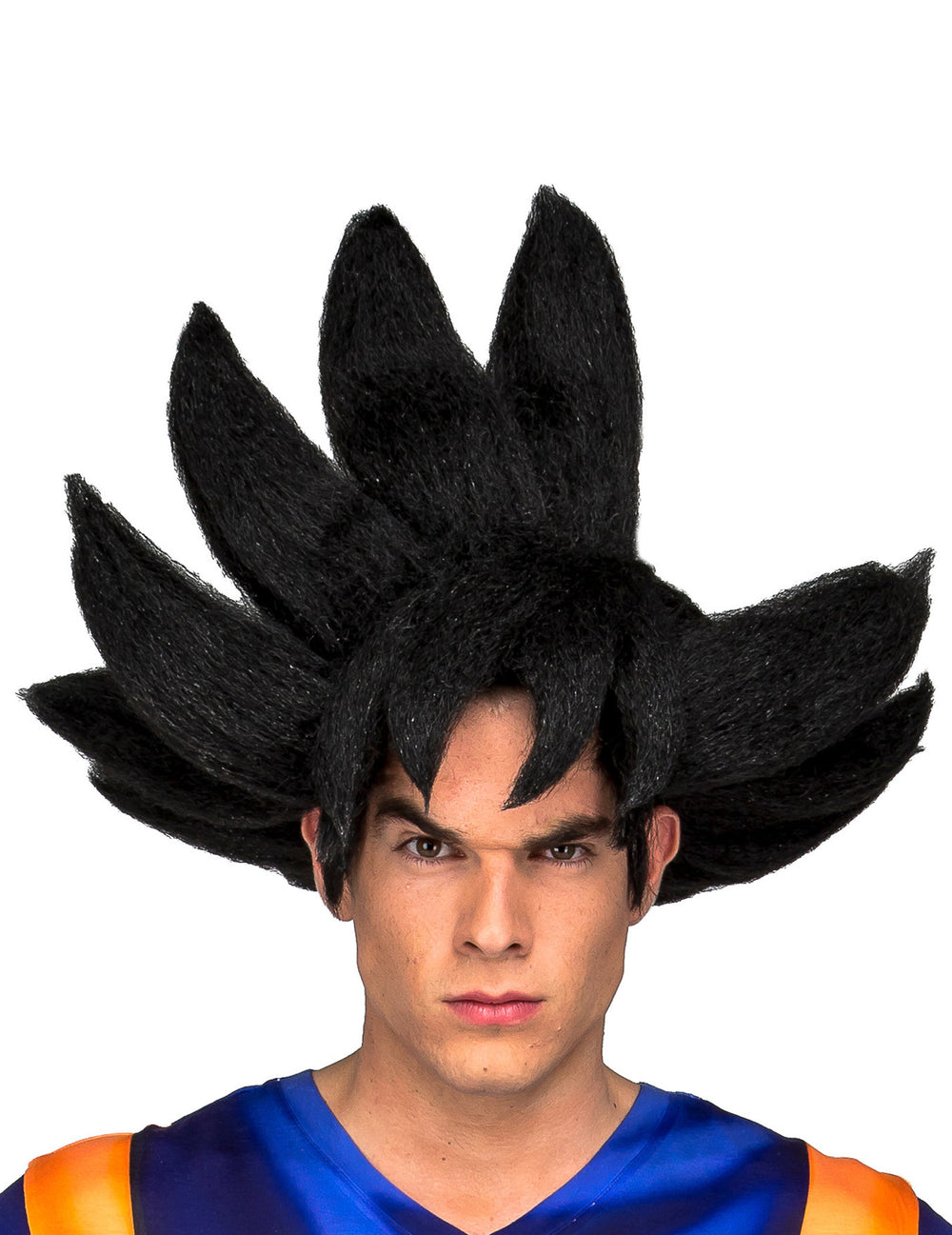 Perruque Goku Dragon Ball™ pour adulte noire à pointes