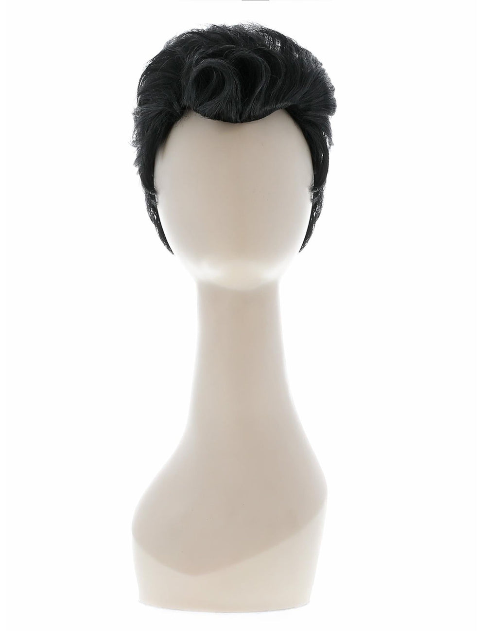 Vue de face de la perruque Grease pour homme