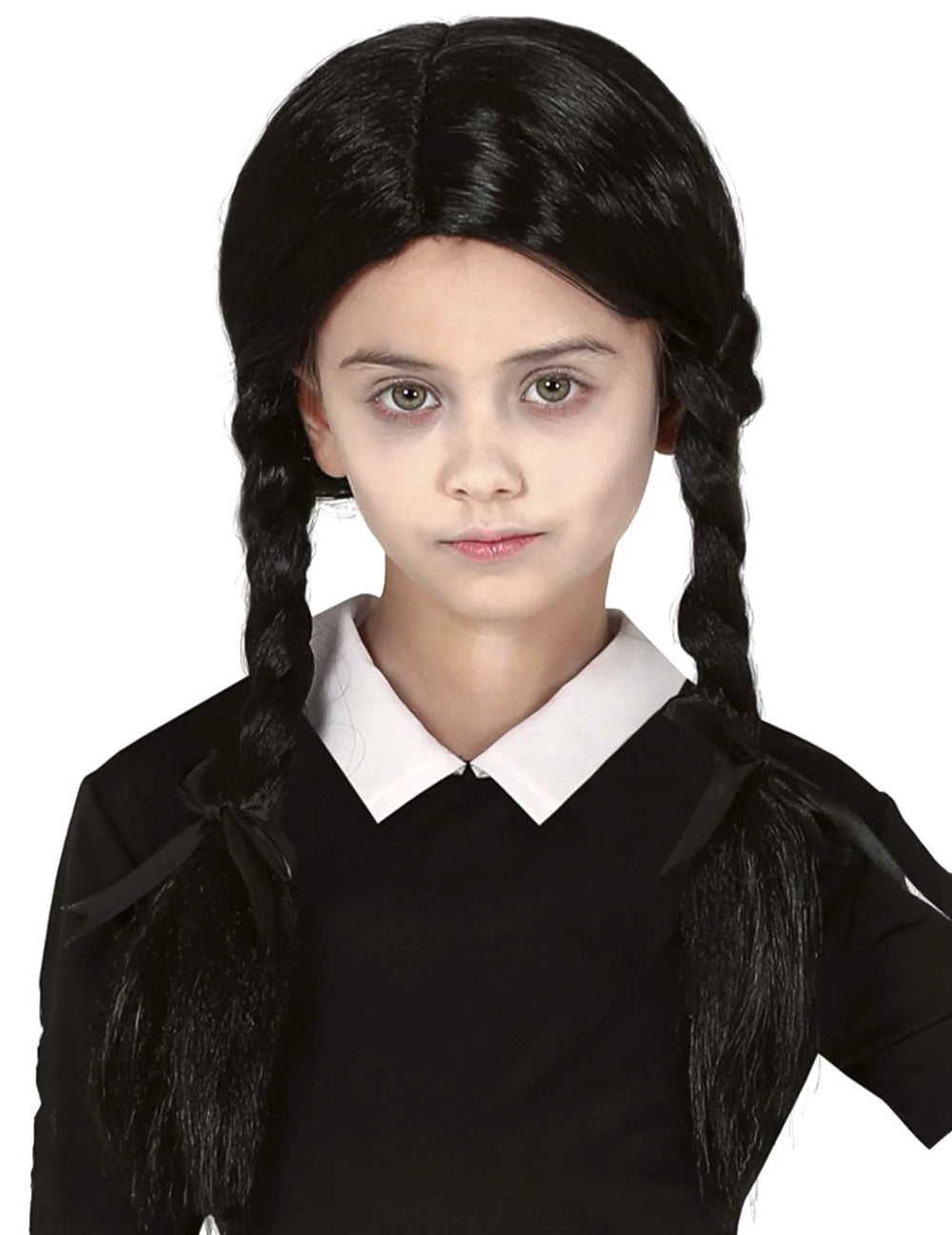 Peruca com coletas para menina negra