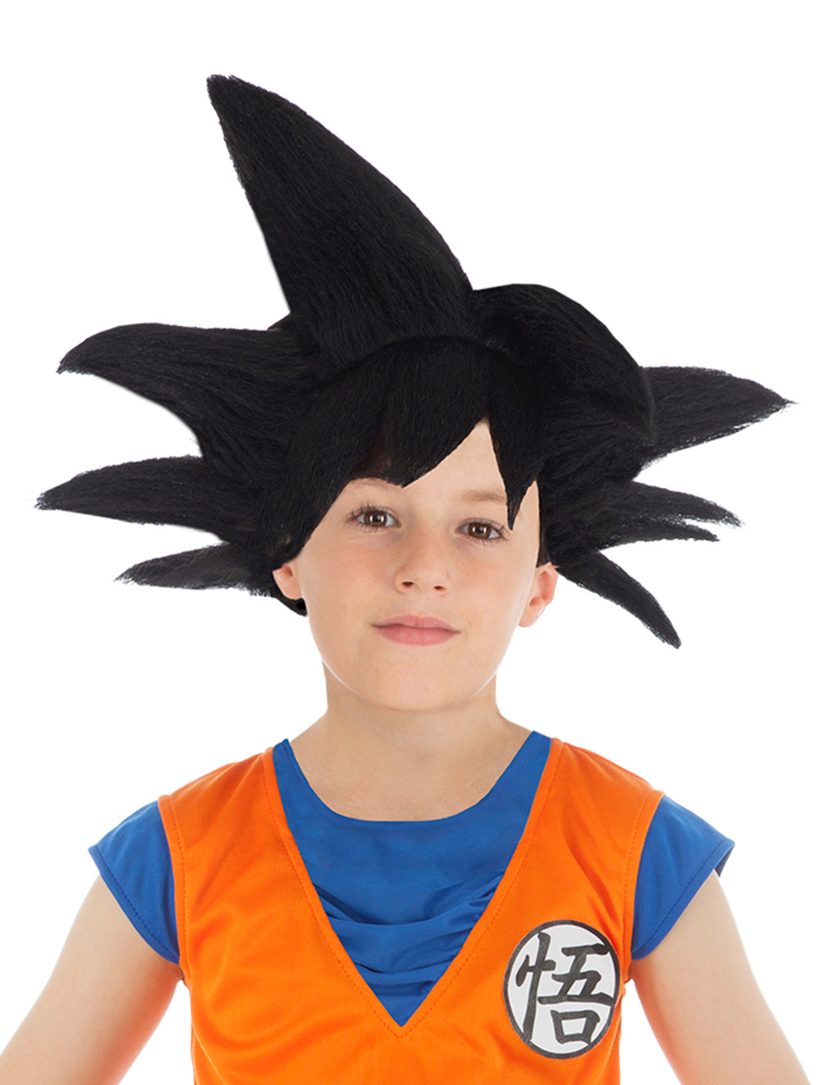 Perruque Goku Saiyan Dragon ball Z™ pour enfant noire