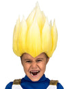 Perruque Super Saiyan Vegeta Dragon Ball pour enfant jaune