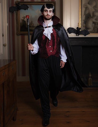 Mise en situation de la perruque vampire pour homme