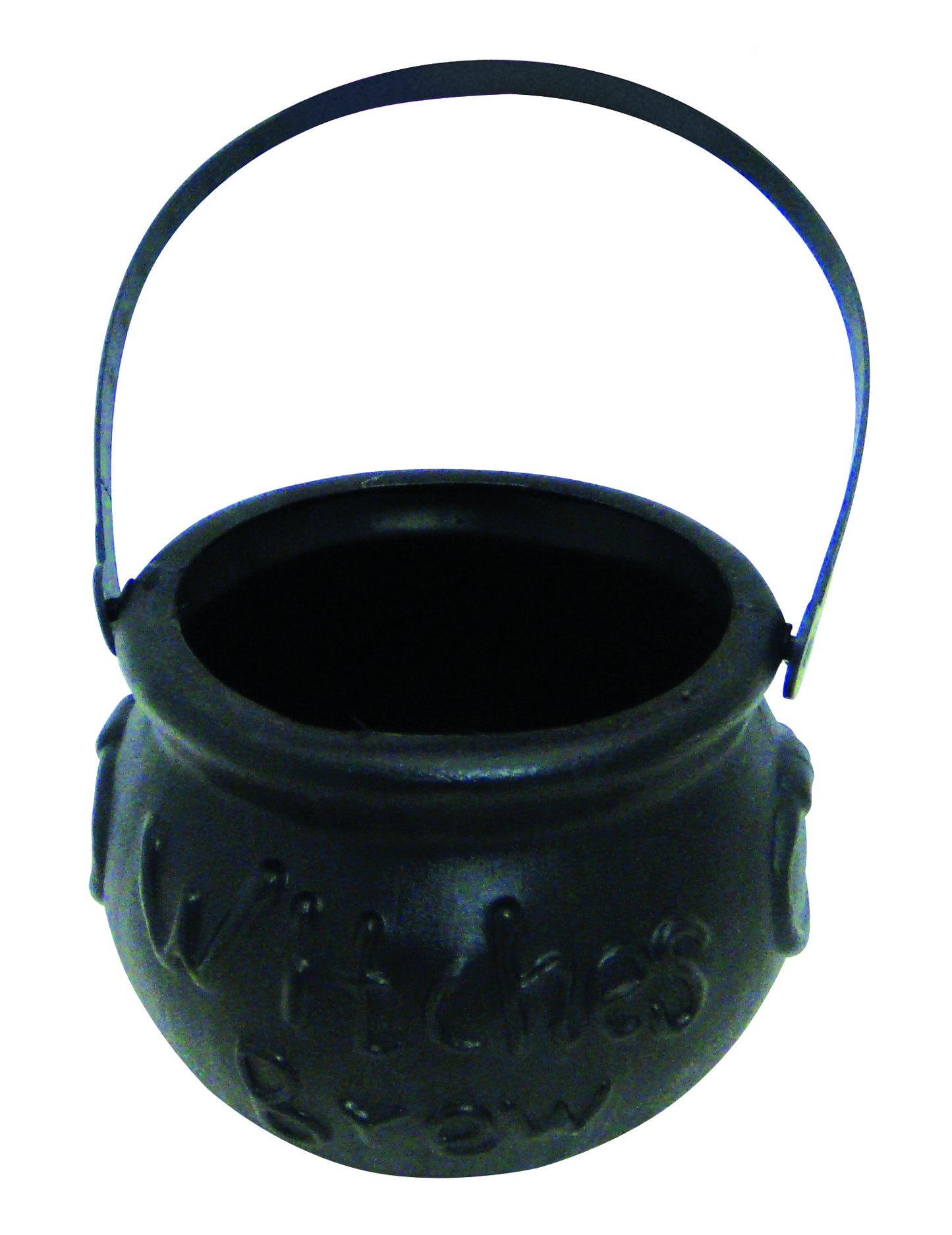 Petit chaudron Halloween pour enfant noir avec inscription Witches Brew