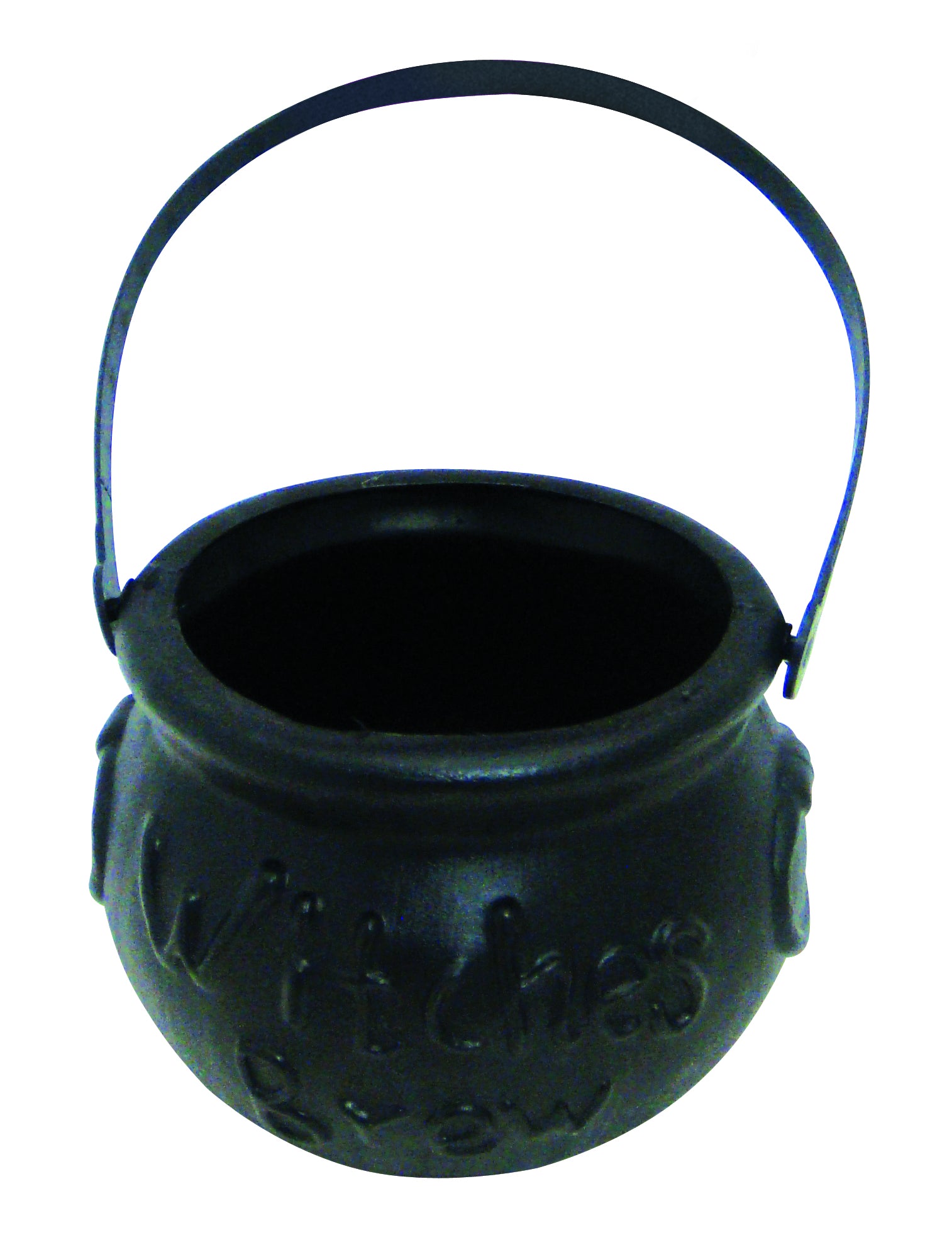 Petit chaudron Halloween pour enfant noir avec inscription Witches Brew