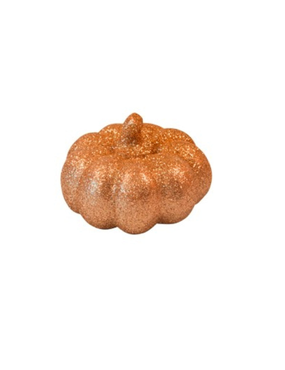 Citrouille orange à paillettes