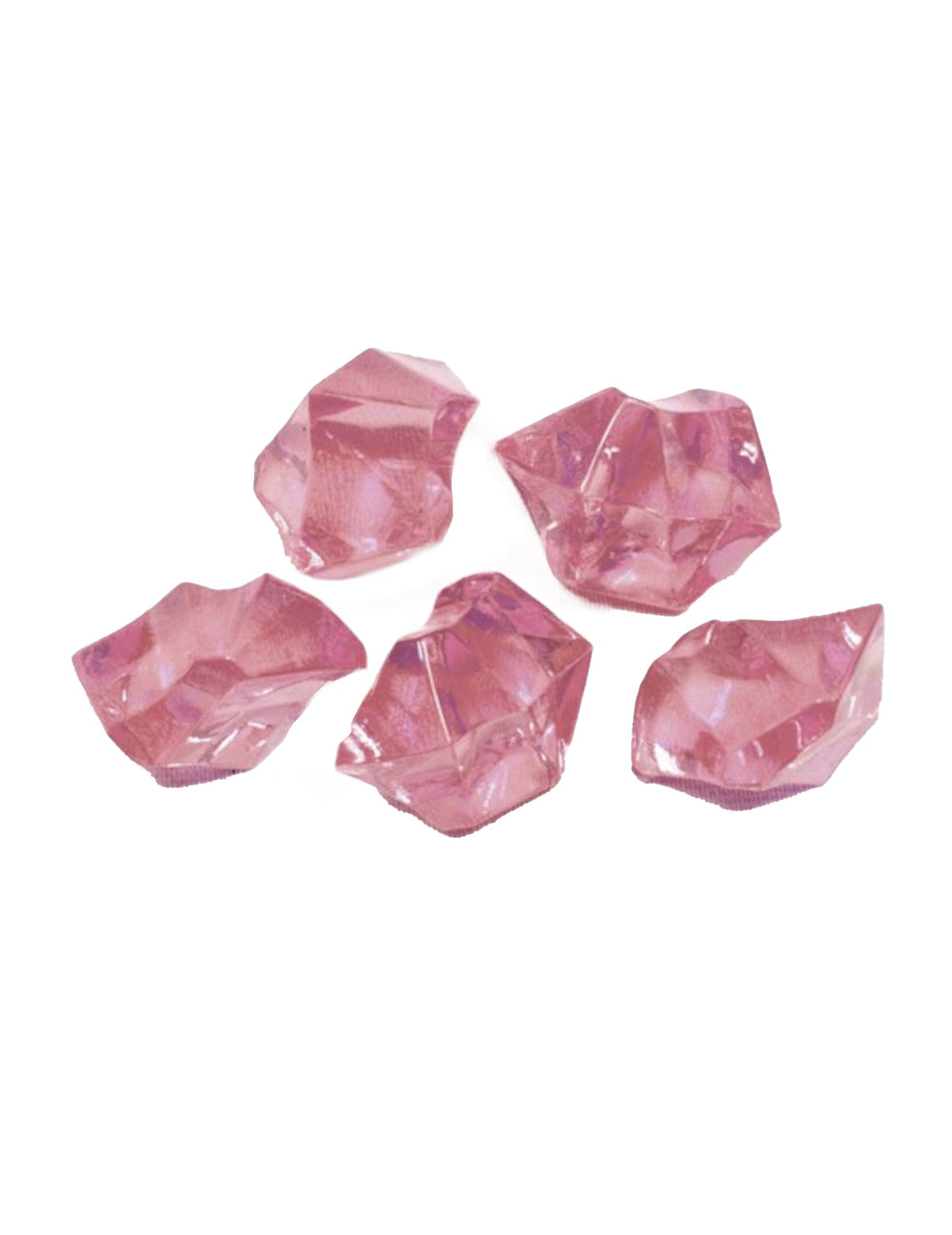 Pierres effet cristal pour décoration de table rose