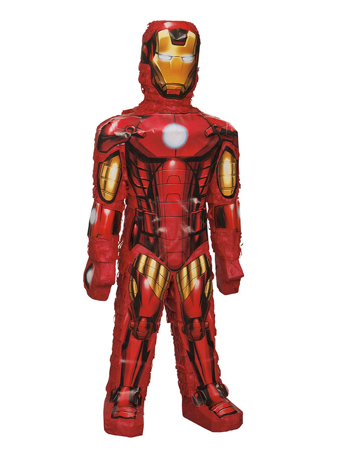 Piñata Iron Man pour enfant rouge et dorée
