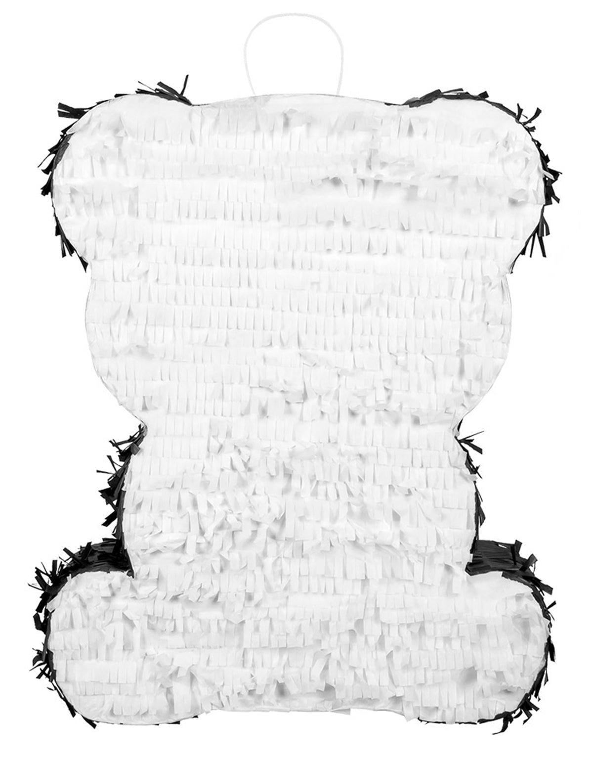 Vue de dos de la piñata panda