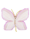 Piñata papillon pour anniversaire lilas et crème