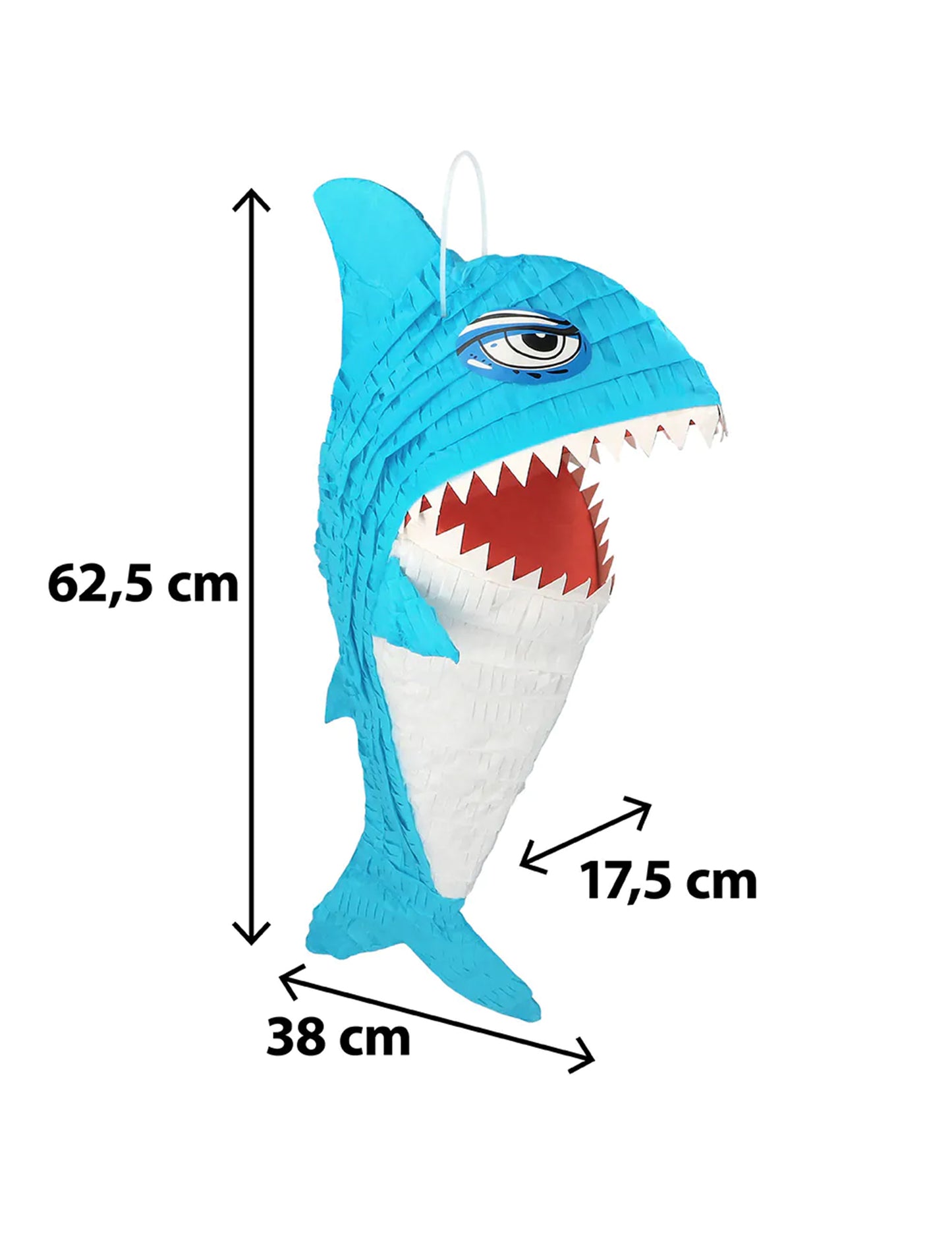 Piñata Tubarão 62 cm