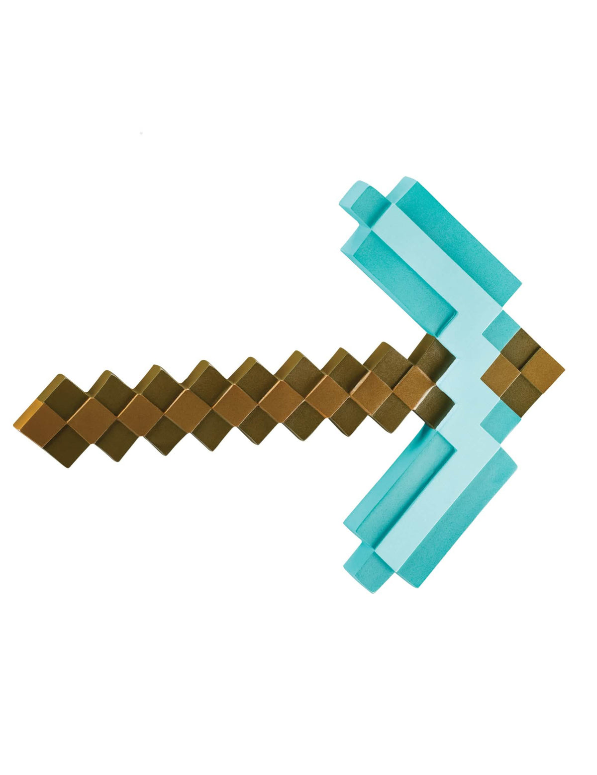 Picareta Minecraft™ para crianças turquesa e castanho