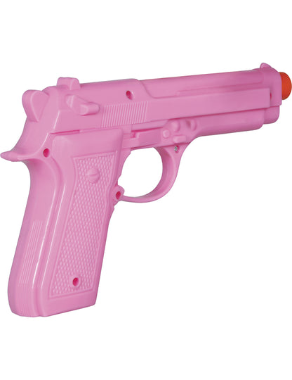 Pistola de brincar rosa 23 cm