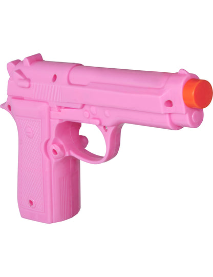 Pistola de brincar rosa 23 cm