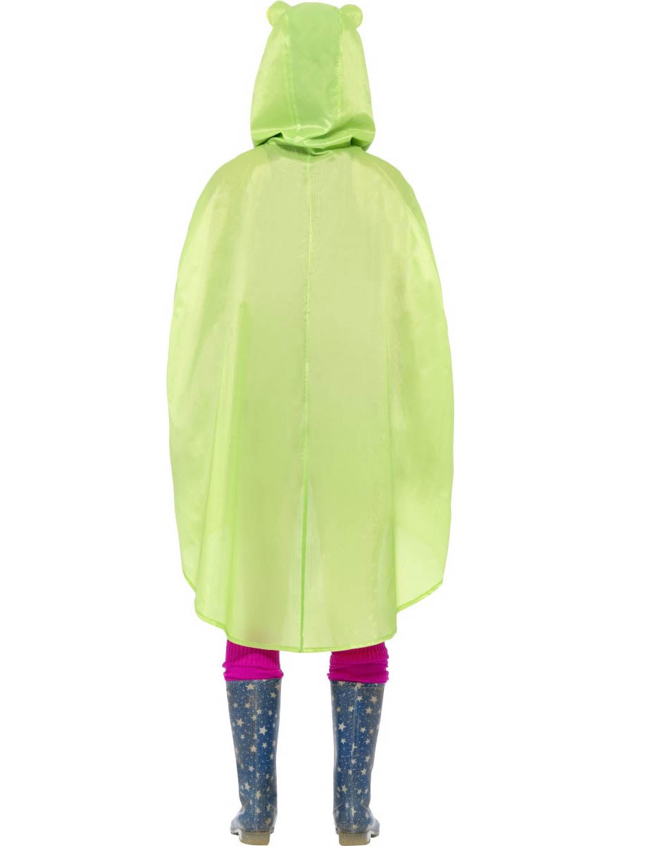 Vue de dos du poncho grenouille pour adulte