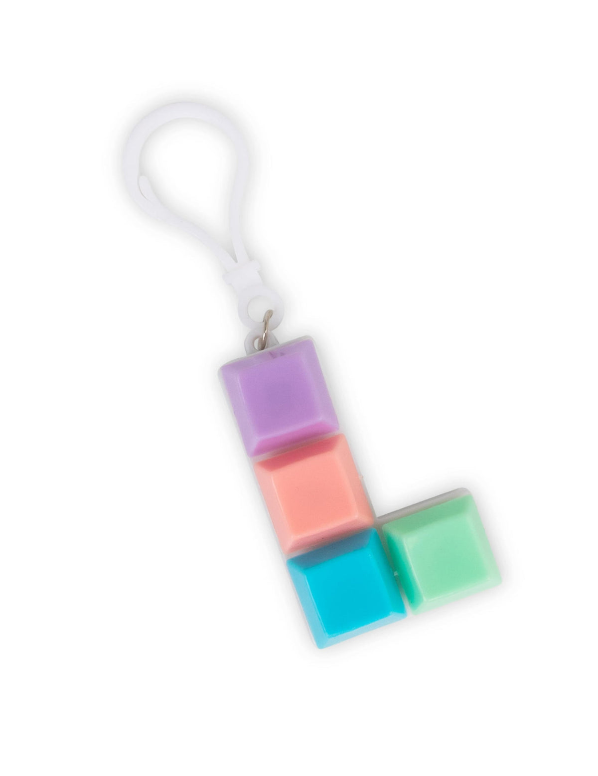Vue de face du porte-clés clavier fidget