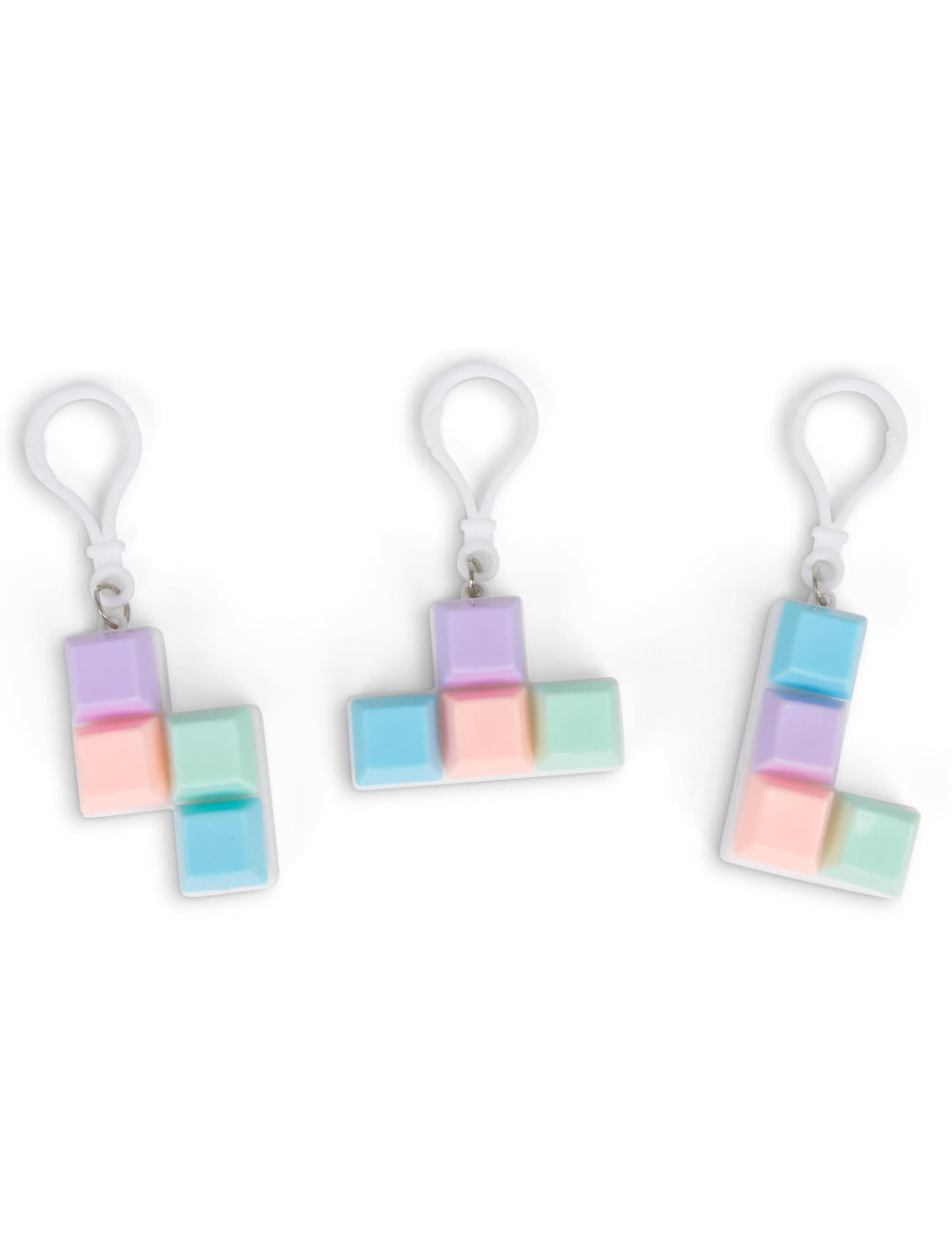 Différentes formes du porte-clés clavier fidget