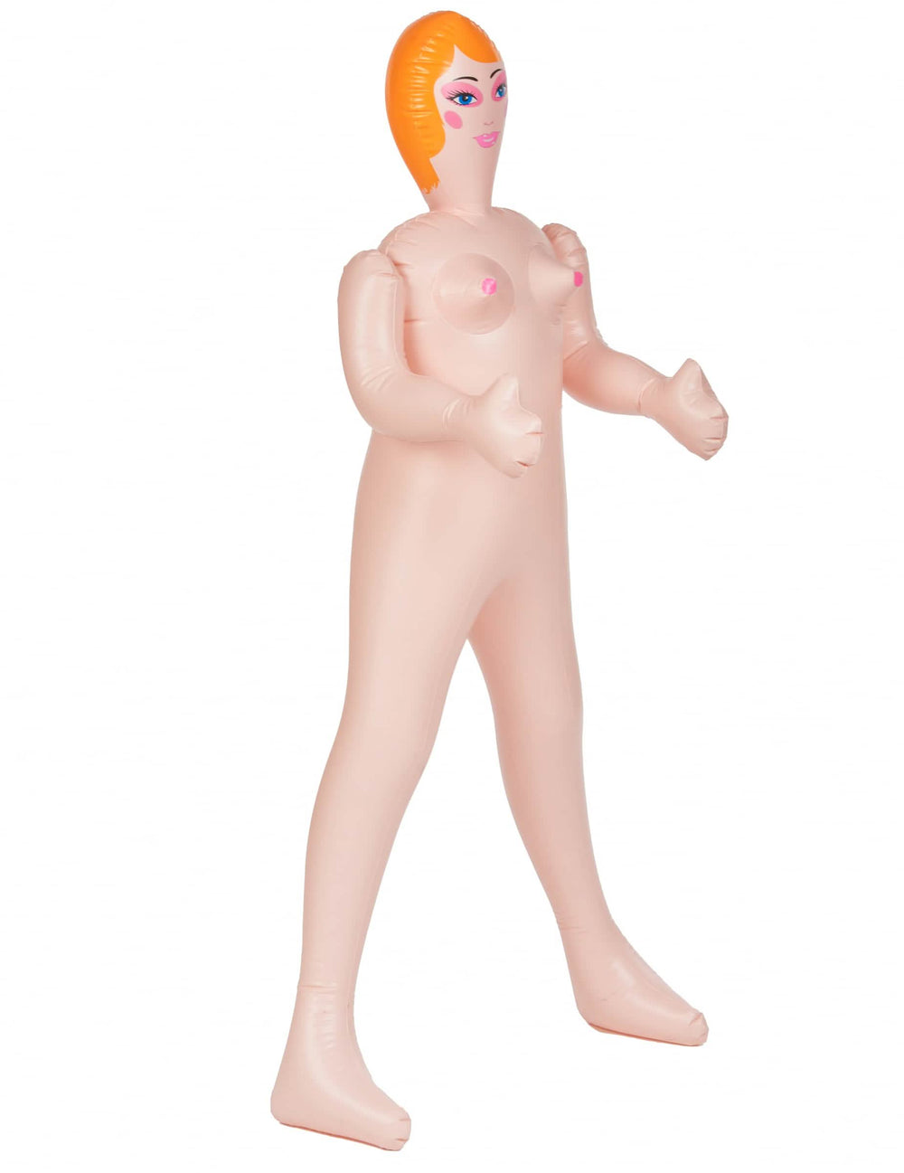 Vista a três quartos da boneca carry me mulher para adulto