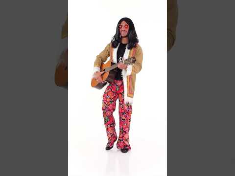 Déguisement hippie woodstock homme